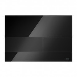 TECEsquare- Ovládací tlačítko, skleněné, černé sklo - černé 9240809